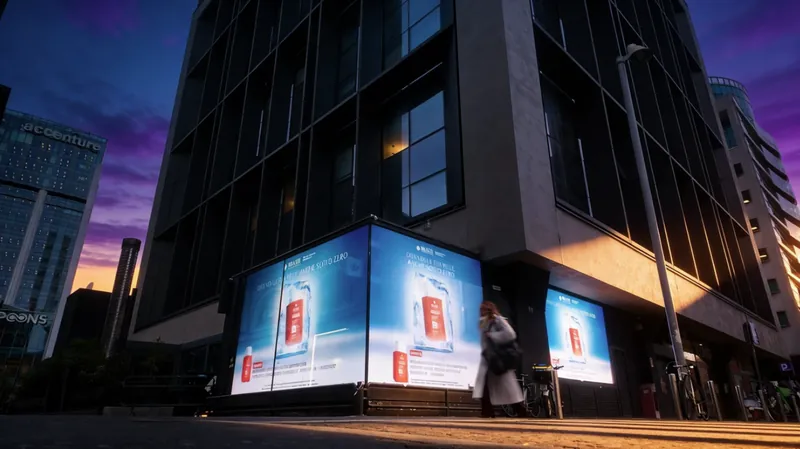 Maxi Ledwall — Milano, Corso Como