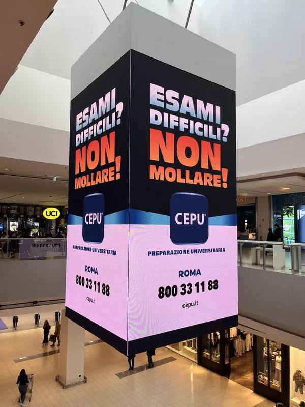 LED Cube — Klépierre, Centro Commerciale Porta di Roma
